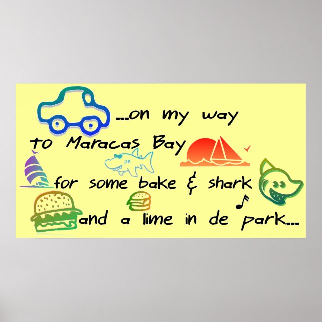 Trinidad and Tobago posters, pictures, cartoons, Poster (Front)