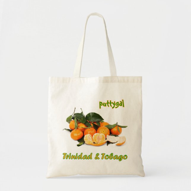 Trinidad and Tobago Puttygal Fruits Tote Bag (Front)