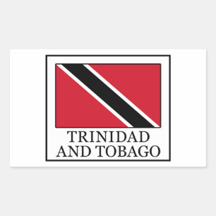 Trinidad and Tobago Rectangular Sticker