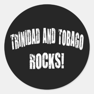 Trinidad and Tobago Rocks! Classic Round Sticker