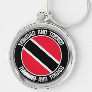 Trinidad and Tobago Round Emblem Key Ring