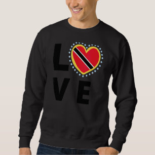 Trinidad And Tobago Sayings Trini Pride Flag Dna Sweatshirt