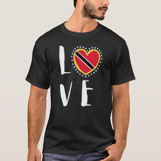 Trinidad And Tobago Sayings Trini Pride Flag  Dna T-Shirt (Front)
