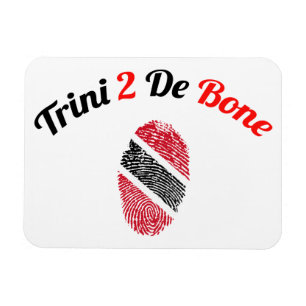 Trinidad and Tobago Trini 2 De Bone Magnet