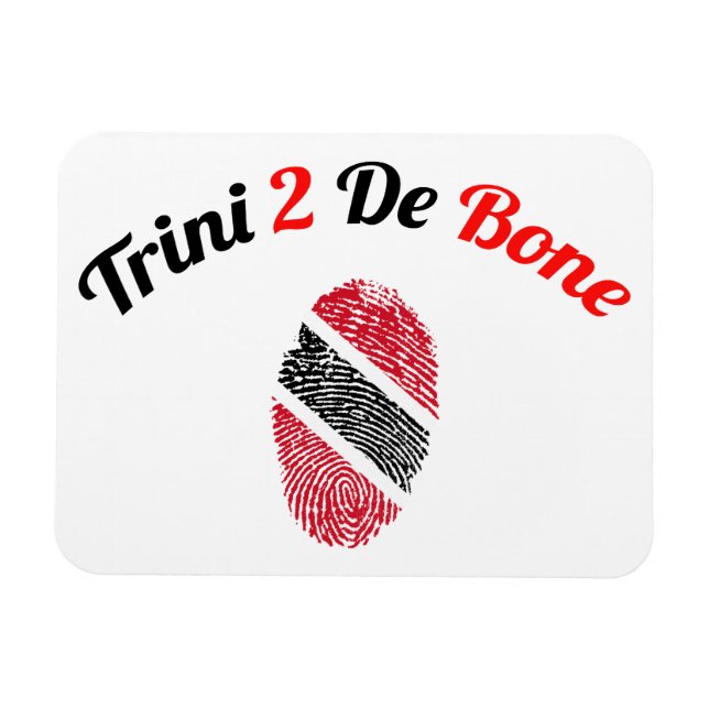 Trinidad and Tobago Trini 2 De Bone Magnet (Horizontal)