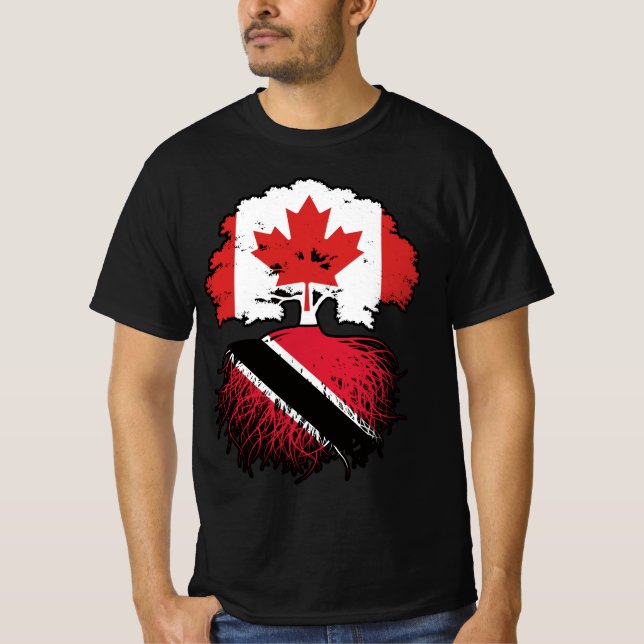 Trinidad and Tobago Trinidadian Canadian Canada T-Shirt (Front)