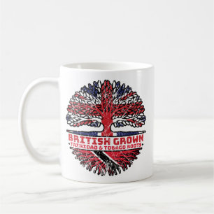 Trinidad and Tobago Uk United Kingdom British Tree Coffee Mug