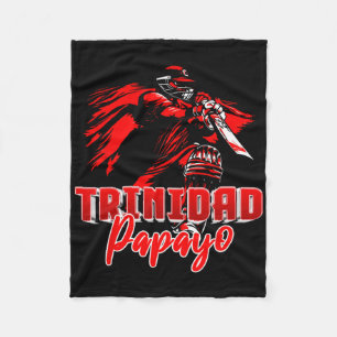 Trinidad And Togo Cricket T20 - Papayo  Fleece Blanket