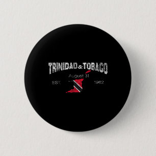 Trinidad And Togo Independence Day 6 Cm Round Badge