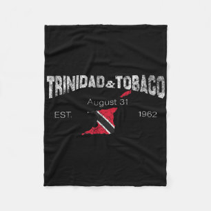 Trinidad And Togo Independence Day Fleece Blanket