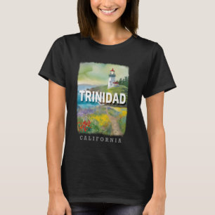 Trinidad California CA Lighthouse Lookout SD176 T-Shirt