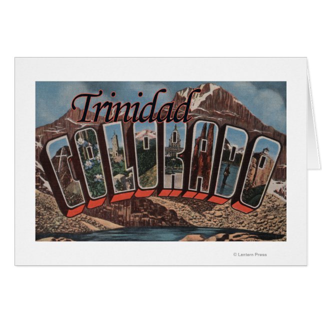 Trinidad, Colorado - Large Letter Scenes (Front Horizontal)