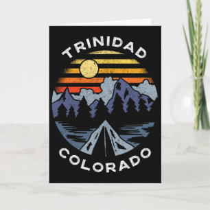 Trinidad Colorado Mountains Vacation Camping Souve Card