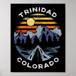 Trinidad Colorado Mountains Vacation Camping Souve Poster