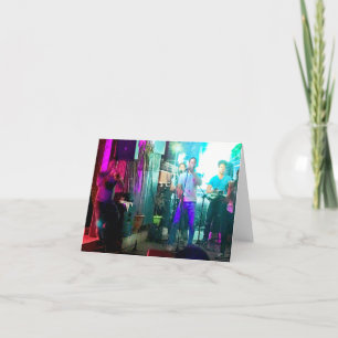 Trinidad Cuba jazz band Thank You Card