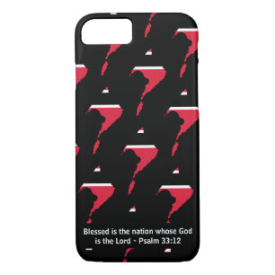 TRINIDAD FLAG Customisable Christian Scripture iPhone 8/7 Case