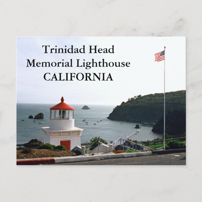 Trinidad Head Memorial Lighthouse, California Post Postcard (Front)