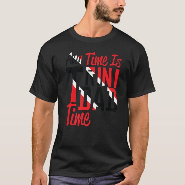 Trinidad Time - Trini - Fun - Caribbean Premium T-Shirt (Front)