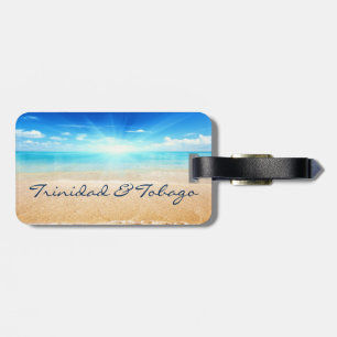 Trinidad & Tobago beach sunrise Luggage Tag