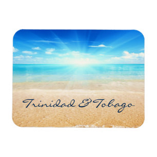 Trinidad & Tobago beach sunrise Magnet