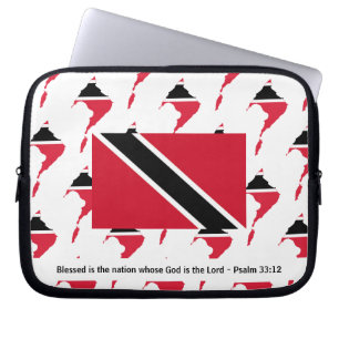 TRINIDAD TOBAGO Christian Laptop Sleeve