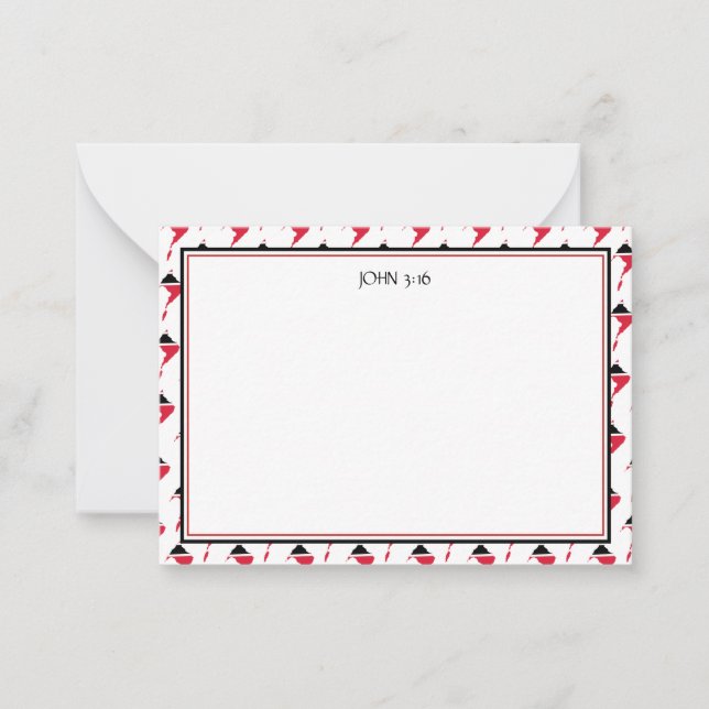 TRINIDAD TOBAGO Christian Scripture Custom Card (Front)