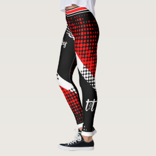 Trinidad & Tobago Dot Flag Leggings