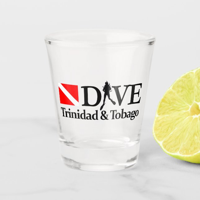 Trinidad & Tobago DV4 Shot Glass (Front)