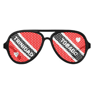Trinidad & Tobago Flag Aviator Sunglasses
