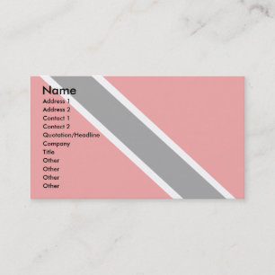 Trinidad Tobago Flag Business Card