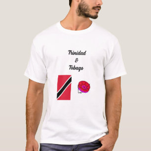 Trinidad & Tobago Flag & Pan  T-Shirt