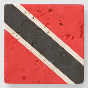 Trinidad & Tobago Flag Stone Coaster