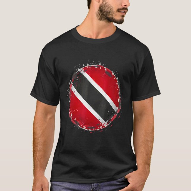 Trinidad & Tobago Flag T-Shirt (Front)