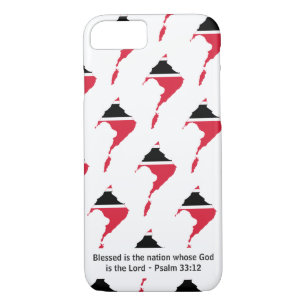 TRINIDAD & TOBAGO Patriotic Christian Scripture iPhone 8/7 Case