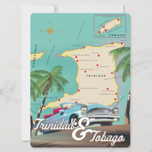 Trinidad & Tobago travel poster