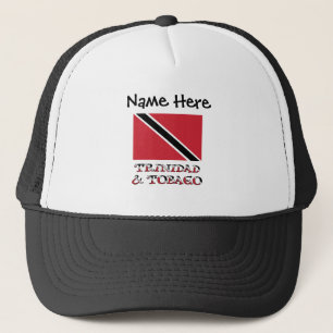 Trinidad-Tobago Trinidad Flag Personalized Trucke Trucker Hat