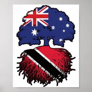 Trinidad Tobago Trinidadian Australian Australia Poster