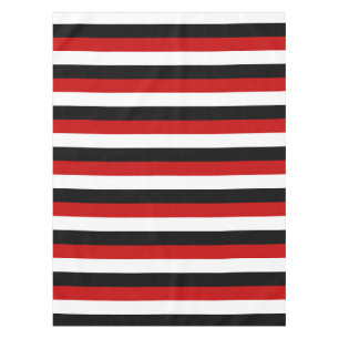 Trinidad Tobago Yemen flag stripes lines pattern Tablecloth