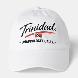 Trinidad Unapologetically Pride BLACK TEXT Trucker Hat