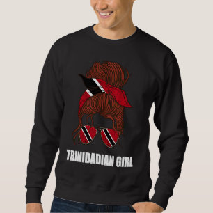Trinidadian Girl Sunglass Trinidad And Tobago Toba Sweatshirt