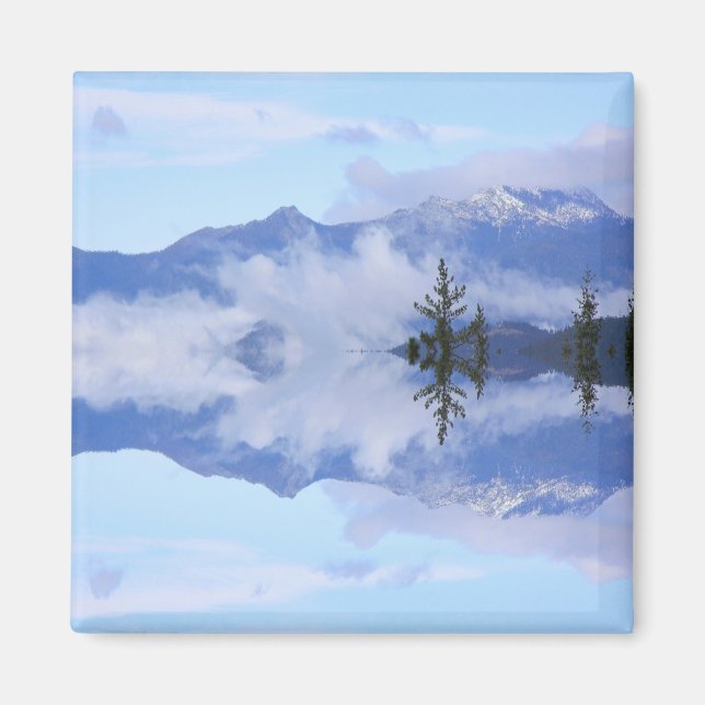 Trinity Alps reflections...... Magnet (Front)