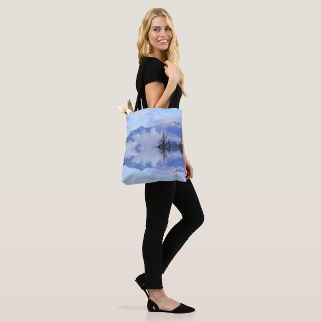 Trinity Alps reflections..... Tote Bag (On Model)