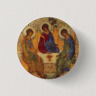 Trinity Angels At Mamre 3 Cm Round Badge