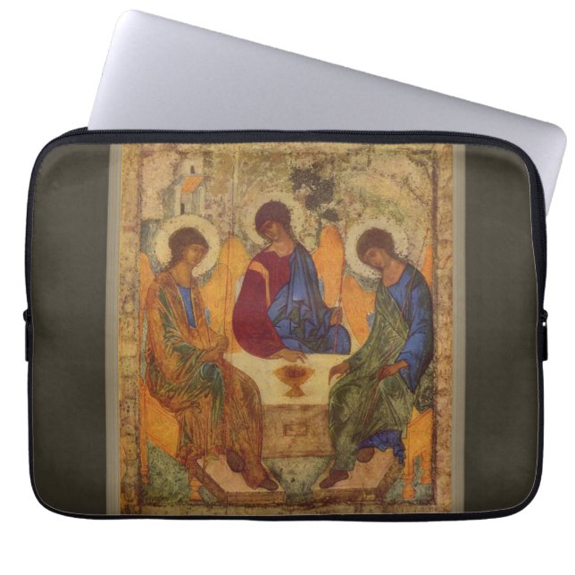 Trinity Angels At Mamre Laptop Sleeve (Front)