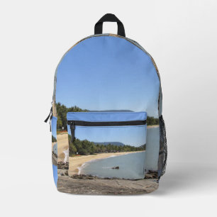 Trinity Beach Printed Backpack