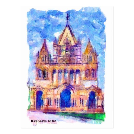 Trinity Church Boston Postcard