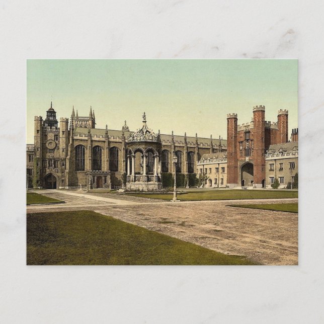Trinity College, Cambridge, England classic Photoc Postcard (Front)
