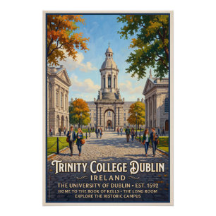 Trinity College Dublin Poster