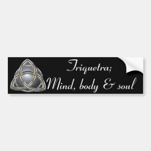Trinity Knot 2 Bumper Sticker