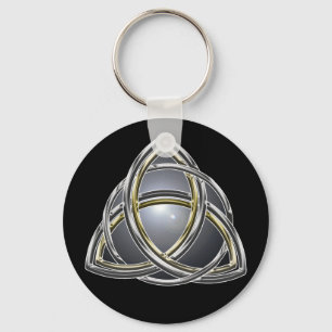 Trinity Knot 2 Keychain